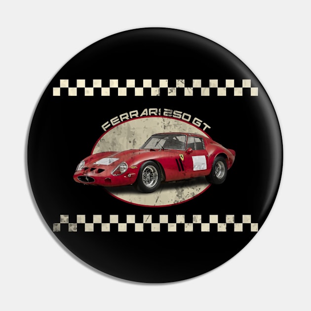 Classic Ferrari Car 60s Pin by wongsolo