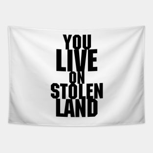 You live on stolen land Tapestry