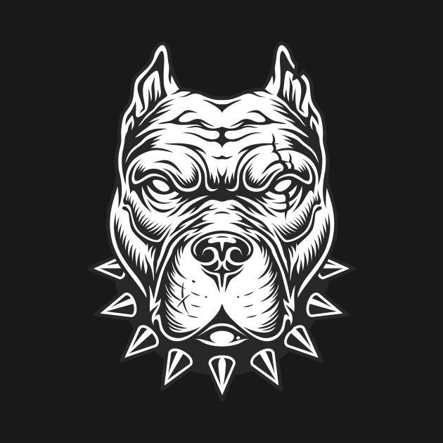 face pitbull dog by This is store