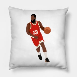 James Harden in Classic Rockets Throwback Uniform Pillow