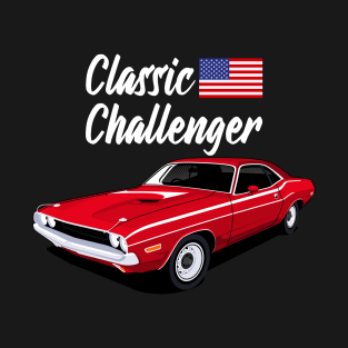 Classic Challenger American Car T-Shirt