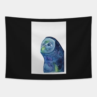 Galaxy Barn Owl Tapestry