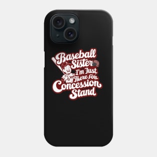 Baseball Sister Funny Baseball Player Phone Case