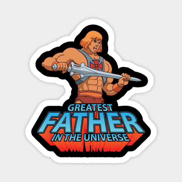 Dad With Sword Happy Father Parent July 4th Day Greatest Father In The Universe World Galaxy Magnet by bakhanh123