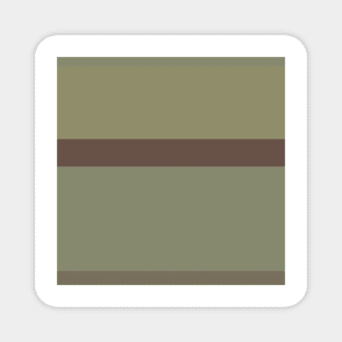 A fashionable composition of Quincy, Grey Brown, Brown Grey, Putty and Brown Grey stripes. Magnet