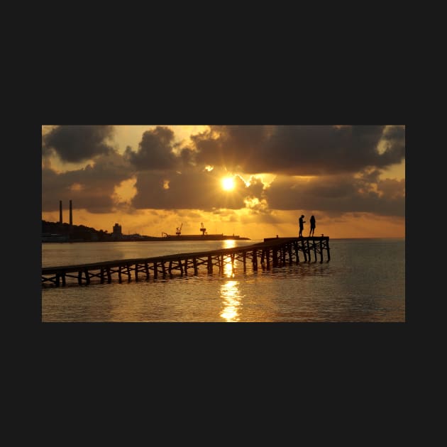 The proposal at sunrise Alcudia Beach by Simon-dell