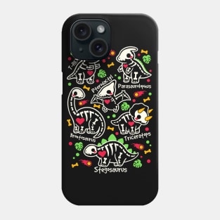 Dinosaurs skeleton Phone Case