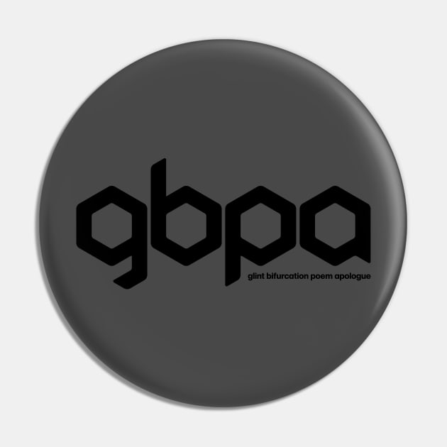 GBPA logo Pin by Teephemera