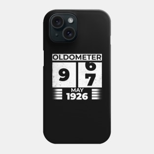 Oldometer 97 Years Old Born In May 1926 Phone Case