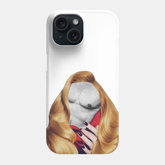 Portrait of a Girl in Love Phone Case by Luca Mainini