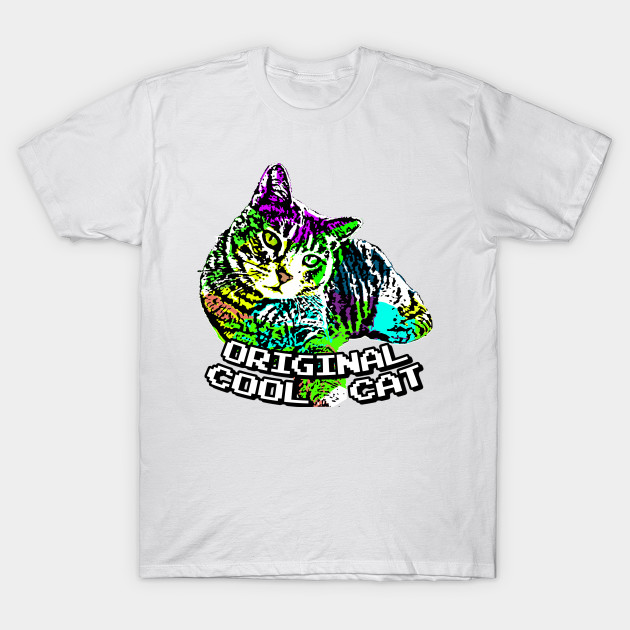80 S Inspired Original Cool Cat Cat T Shirt Teepublic