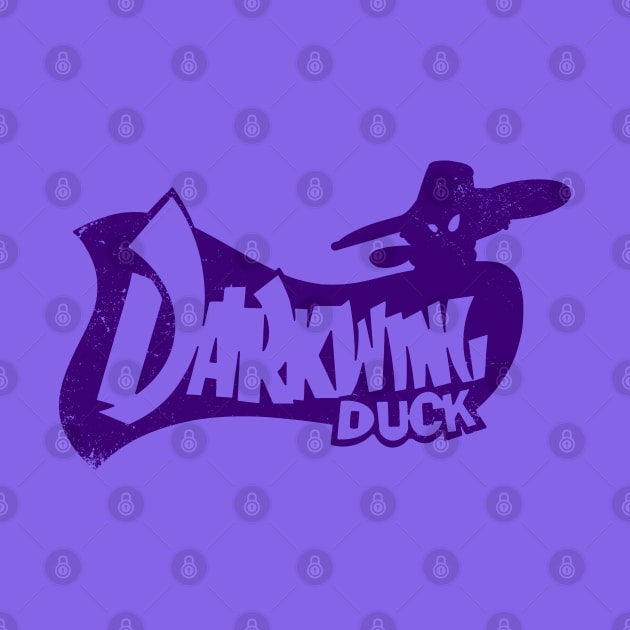 Vintage Retro Dark Wing Duck by StudioPM71