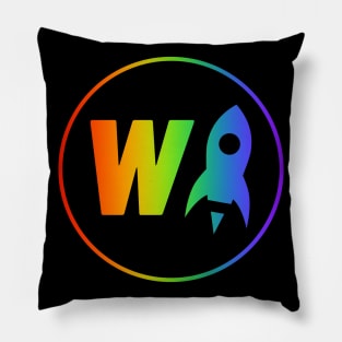 Pride Whatnauts Logo Pillow