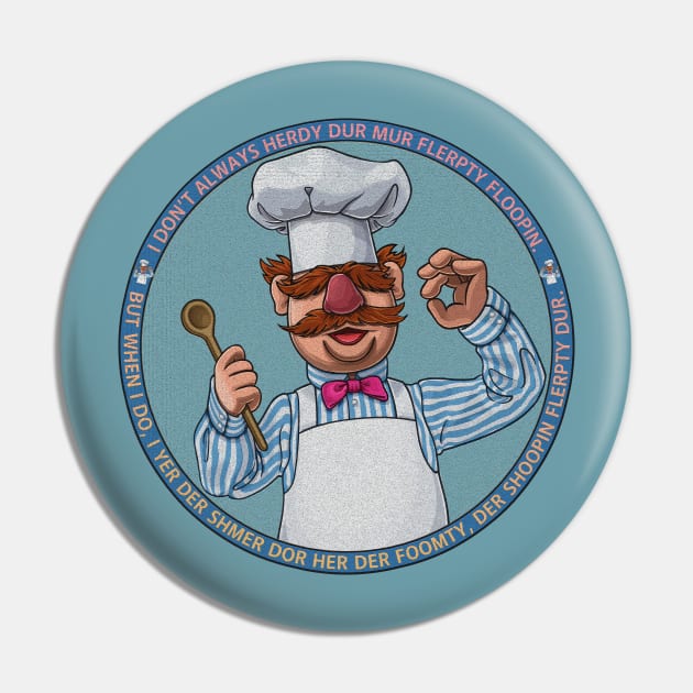 Swedish Chef Pin by AquQira