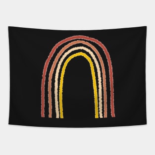 boho/groovy vintage rainbow graphic Tapestry