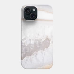 Clear crystal geode pattern Phone Case