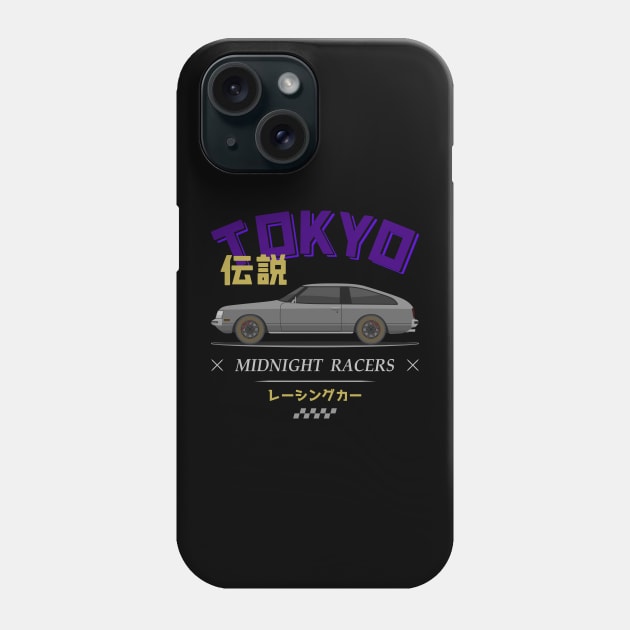 Tuner Silver Celica MK2 JDM Phone Case by GoldenTuners