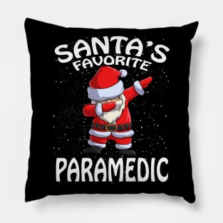 Santas Favorite Paramedic Christmas Pillow