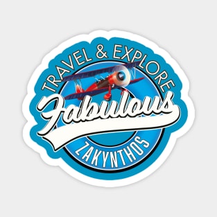 travel explore fabulous Zakynthos logo Magnet