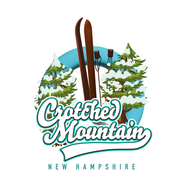 Crotched mountain Ski logo by nickemporium1