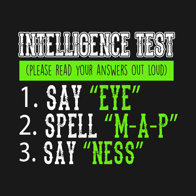 Intellegence Test Eye Map Ness by SinBle