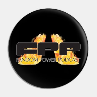 FANDe Lorean Podcast Company (Fire) Pin