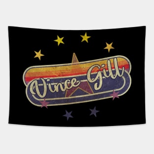 Vince Gill ElaCuteOffice Girl Vintage Style, country Tapestry