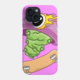 Skater Mushroom monster Phone Case