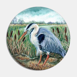 Spirit of Heron Pin