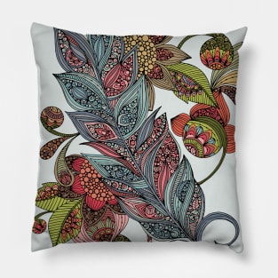 Feather Flowers Pillow