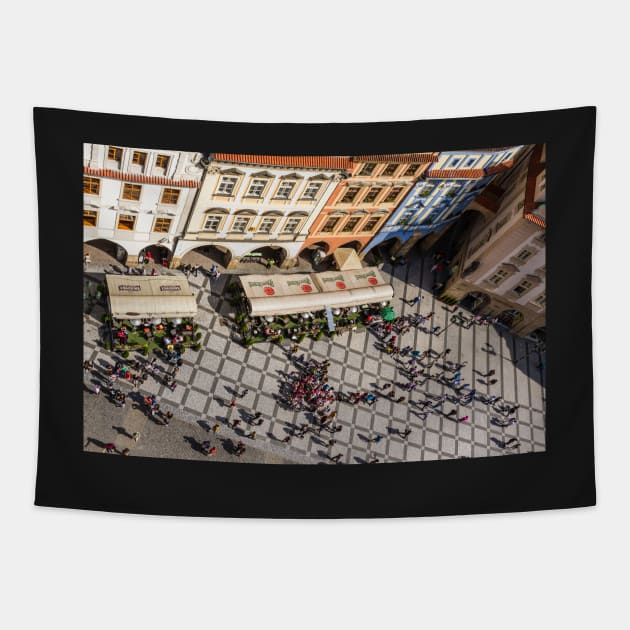 Prague's Old Town Square Tapestry by josefpittner