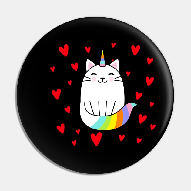 colorful unicorn happy cat love Pin by ZenCloak