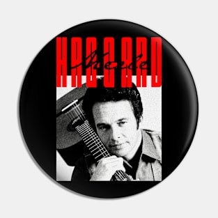 Merle Haggard -- Aesthetic Fan Art Design Pin