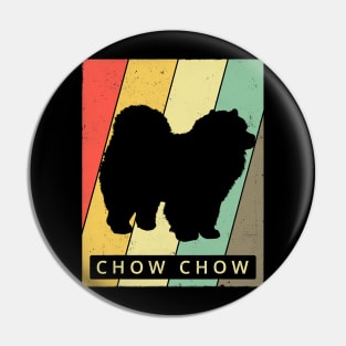 Chow Chow Dog Retro Vintage Pin