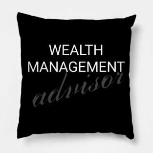 Wealth management advisor Pillow