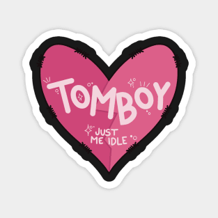 GIdle Tomboy Illustration Magnet