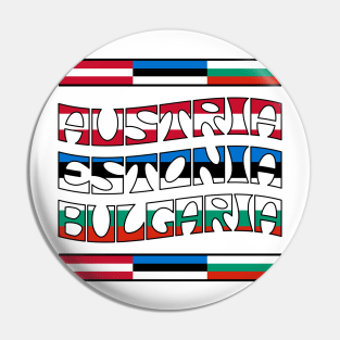 Europe | Austria, Estonia, Bulgaria Pin