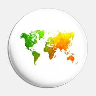 world map green yellow #map #worldmap Pin