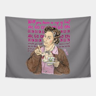 Mrs. Doyle -  Will You Have a Cup of Tea? Tapestry