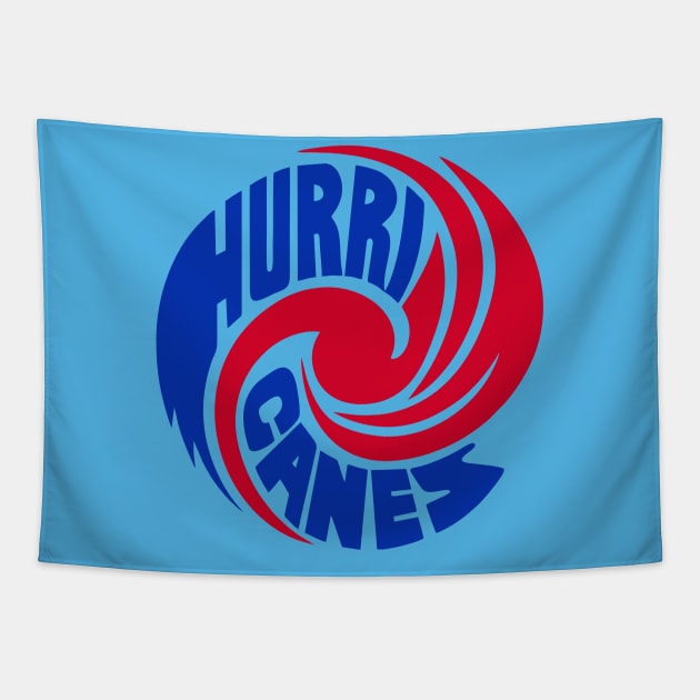 Hurricanes Sports Logo Tapestry by DavesTees