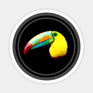 Parrot head badge Magnet