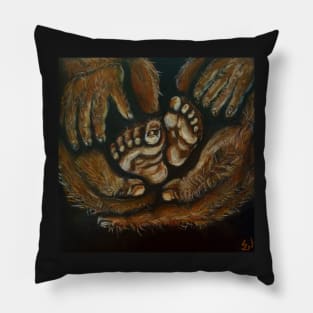 Sasquatch Toesies Pillow