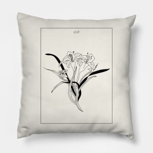 Vintage Lily Pillow