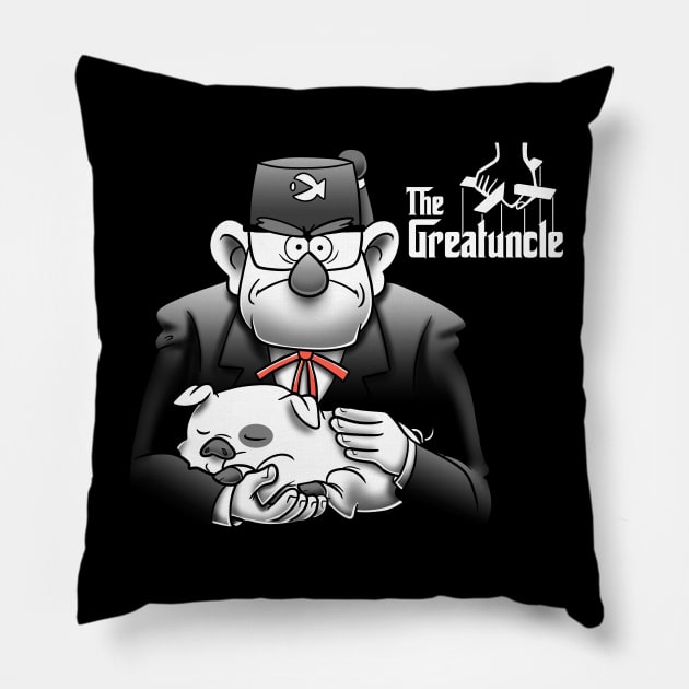 The Greatuncle Pillow by Cromanart