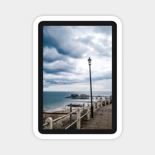 Costal footpath with Cromer pier in the background Magnet