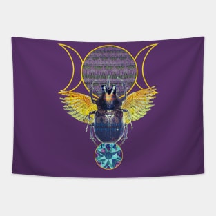 Scarab Ritual Tapestry