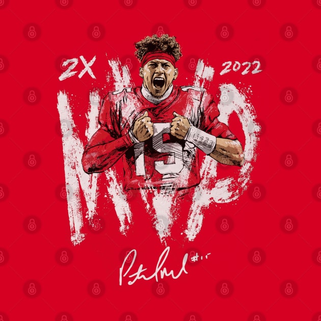 Patrick Mahomes II Kansas City 2X MVP by Chunta_Design