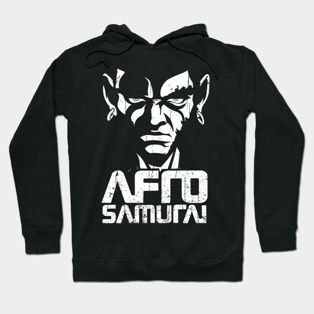 SAMURAI AFRO - Kuma - Hoodie | TeePublic