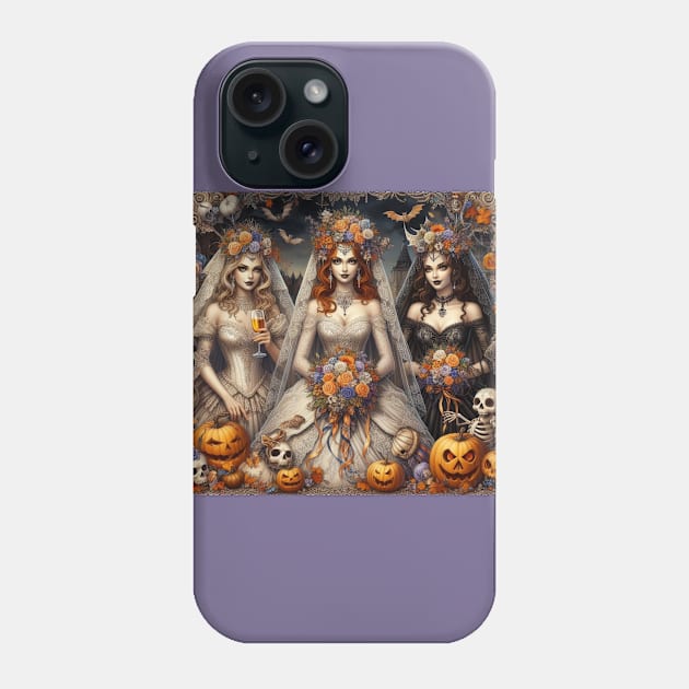 Halloween Bride and Bridesmaids Phone Case by EverBride