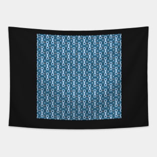 Blue Chain Tapestry